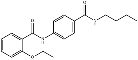 N-{4-[(butylamino)carbonyl]phenyl}-2-ethoxybenzamide Struktur