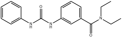 3-[(anilinocarbonyl)amino]-N,N-diethylbenzamide Structure