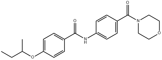 940215-19-0 4-(sec-butoxy)-N-[4-(4-morpholinylcarbonyl)phenyl]benzamide