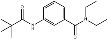 3-[(2,2-dimethylpropanoyl)amino]-N,N-diethylbenzamide|