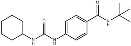 N-(tert-butyl)-4-{[(cyclohexylamino)carbonyl]amino}benzamide|