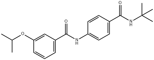 N-{4-[(tert-butylamino)carbonyl]phenyl}-3-isopropoxybenzamide|