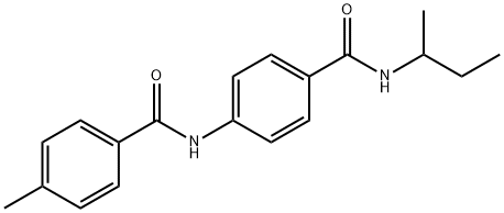 N-{4-[(sec-butylamino)carbonyl]phenyl}-4-methylbenzamide,940469-25-0,结构式