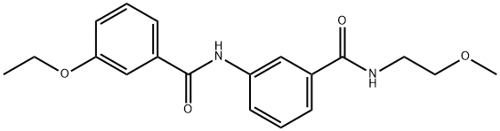 3-ethoxy-N-(3-{[(2-methoxyethyl)amino]carbonyl}phenyl)benzamide|