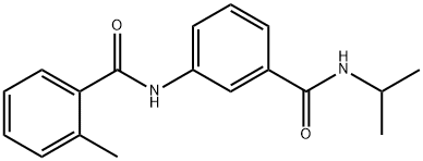 N-{3-[(isopropylamino)carbonyl]phenyl}-2-methylbenzamide,940494-46-2,结构式