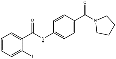 940503-30-0 2-iodo-N-[4-(1-pyrrolidinylcarbonyl)phenyl]benzamide