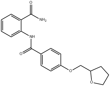 2-{[4-(tetrahydro-2-furanylmethoxy)benzoyl]amino}benzamide Structure