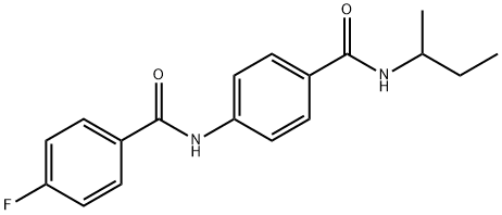 940533-76-6 N-{4-[(sec-butylamino)carbonyl]phenyl}-4-fluorobenzamide