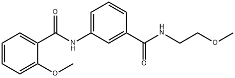 2-methoxy-N-(3-{[(2-methoxyethyl)amino]carbonyl}phenyl)benzamide|