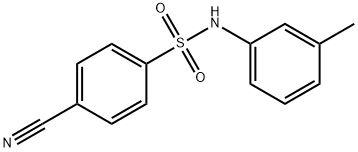 4-cyano-N-(3-methylphenyl)benzenesulfonamide Structure
