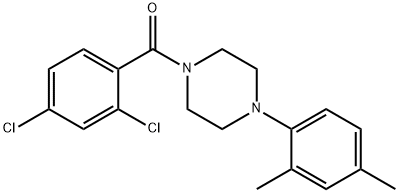 1-(2,4-dichlorobenzoyl)-4-(2,4-dimethylphenyl)piperazine Structure