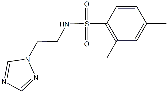 2,4-dimethyl-N-[2-(1H-1,2,4-triazol-1-yl)ethyl]benzenesulfonamide,941904-75-2,结构式
