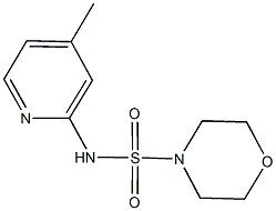 942033-84-3 N-(4-methyl-2-pyridinyl)-4-morpholinesulfonamide