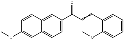 1-(6-methoxy-2-naphthyl)-3-(2-methoxyphenyl)-2-propen-1-one 结构式