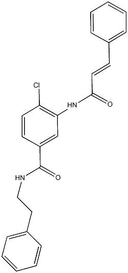 942358-16-9 4-chloro-3-(cinnamoylamino)-N-(2-phenylethyl)benzamide