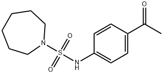 N-(4-acetylphenyl)-1-azepanesulfonamide|