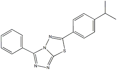 6-(4-isopropylphenyl)-3-phenyl[1,2,4]triazolo[3,4-b][1,3,4]thiadiazole|