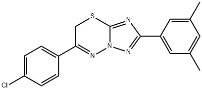 942358-99-8 6-(4-chlorophenyl)-2-(3,5-dimethylphenyl)-7H-[1,2,4]triazolo[5,1-b][1,3,4]thiadiazine