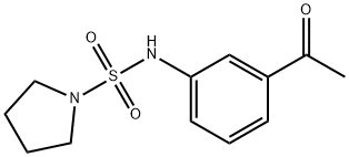 N-(3-acetylphenyl)-1-pyrrolidinesulfonamide,942877-42-1,结构式
