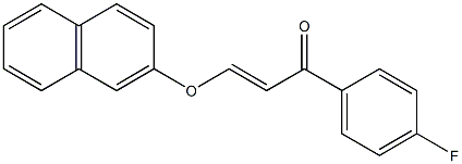 1-(4-fluorophenyl)-3-(2-naphthyloxy)-2-propen-1-one,943412-33-7,结构式