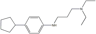 N~1~-(4-cyclopentylphenyl)-N~3~,N~3~-diethyl-1,3-propanediamine|