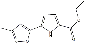 ethyl 5-(3-methyl-5-isoxazolyl)-1H-pyrrole-2-carboxylate,94405-09-1,结构式