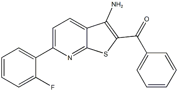 [3-amino-6-(2-fluorophenyl)thieno[2,3-b]pyridin-2-yl](phenyl)methanone|