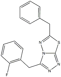 944769-55-5 6-benzyl-3-(2-fluorobenzyl)[1,2,4]triazolo[3,4-b][1,3,4]thiadiazole