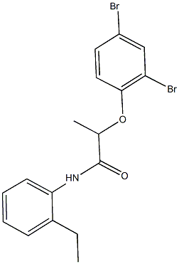 944769-76-0 2-(2,4-dibromophenoxy)-N-(2-ethylphenyl)propanamide