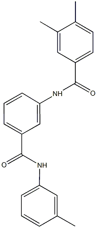 3,4-dimethyl-N-[3-(3-toluidinocarbonyl)phenyl]benzamide,944769-90-8,结构式