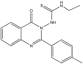 N-ethyl-N'-(2-(4-methylphenyl)-4-oxo-3(4H)-quinazolinyl)thiourea,944770-52-9,结构式