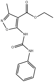 ethyl 5-[(anilinocarbonyl)amino]-3-methyl-4-isoxazolecarboxylate|