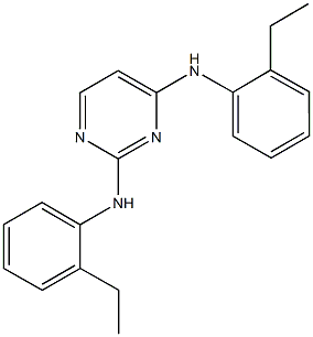 N-[2-(2-ethylanilino)-4-pyrimidinyl]-N-(2-ethylphenyl)amine|