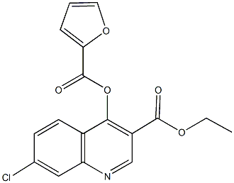 ethyl 7-chloro-4-(2-furoyloxy)-3-quinolinecarboxylate|