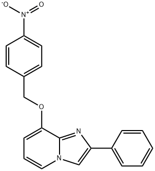8-({4-nitrobenzyl}oxy)-2-phenylimidazo[1,2-a]pyridine Struktur