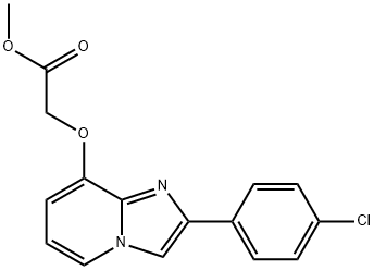 methyl {[2-(4-chlorophenyl)imidazo[1,2-a]pyridin-8-yl]oxy}acetate,944772-25-2,结构式