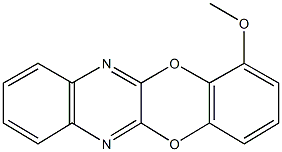 1-methoxy[1,4]benzodioxino[2,3-b]quinoxaline 结构式