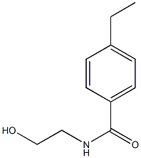 4-ethyl-N-(2-hydroxyethyl)benzamide Structure