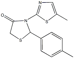 944773-18-6 2-(4-methylphenyl)-3-(5-methyl-1,3-thiazol-2-yl)-1,3-thiazolidin-4-one