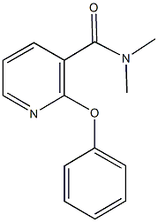 N,N-dimethyl-2-phenoxynicotinamide Structure