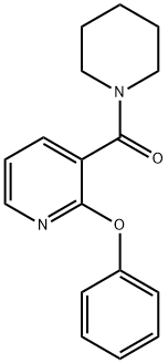 phenyl 3-(1-piperidinylcarbonyl)-2-pyridinyl ether|