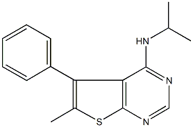 944773-77-7 N-isopropyl-N-(6-methyl-5-phenylthieno[2,3-d]pyrimidin-4-yl)amine