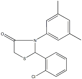 944773-89-1 2-(2-chlorophenyl)-3-(3,5-dimethylphenyl)-1,3-thiazolidin-4-one