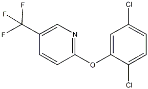 2,5-dichlorophenyl 5-(trifluoromethyl)-2-pyridinyl ether Struktur