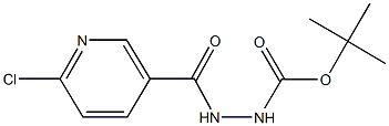 tert-butyl 2-[(6-chloro-3-pyridinyl)carbonyl]hydrazinecarboxylate,944774-39-4,结构式