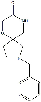 2-benzyl-6-oxa-2,9-diazaspiro[4.5]decan-8-one Struktur
