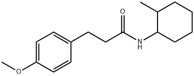 3-(4-methoxyphenyl)-N-(2-methylcyclohexyl)propanamide Structure