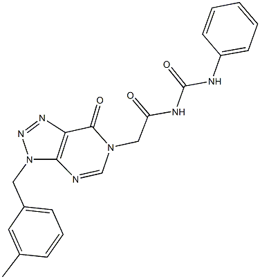 N-{[3-(3-methylbenzyl)-7-oxo-3,7-dihydro-6H-[1,2,3]triazolo[4,5-d]pyrimidin-6-yl]acetyl}-N