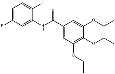 N-(2,5-difluorophenyl)-3,4,5-triethoxybenzamide|