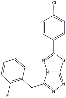 944776-64-1 6-(4-chlorophenyl)-3-(2-fluorobenzyl)[1,2,4]triazolo[3,4-b][1,3,4]thiadiazole